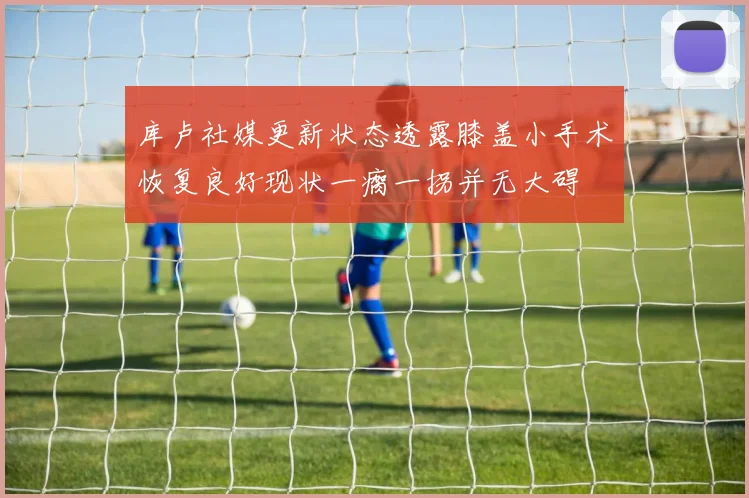 库卢社媒更新状态透露膝盖小手术恢复良好现状一瘸一拐并无大碍